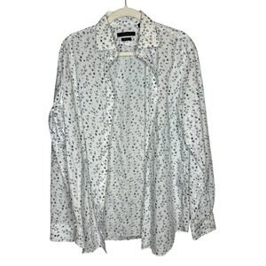 John Varvatos Floral Cotton Button Down Shirt